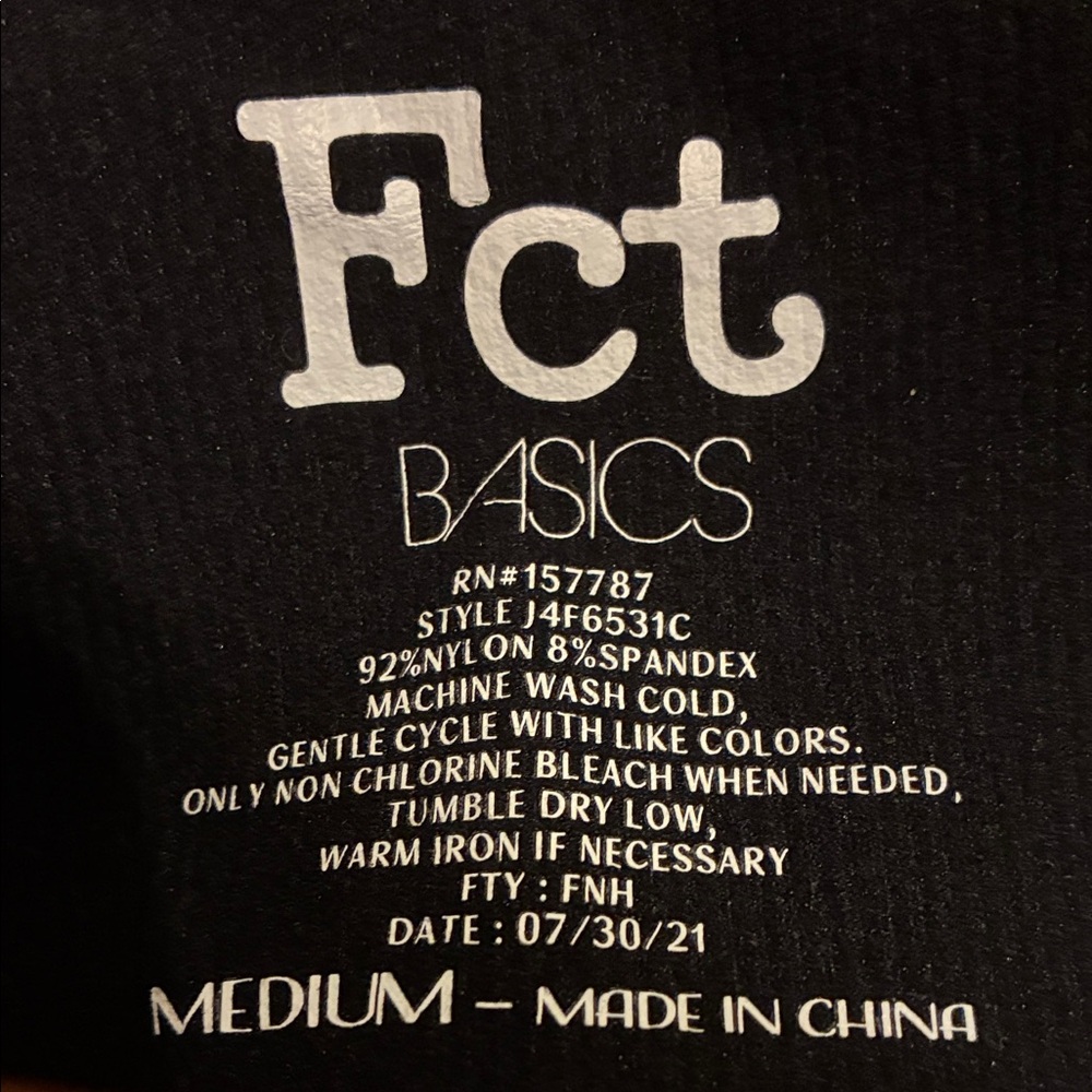 Fct Basics Black T-Shirt